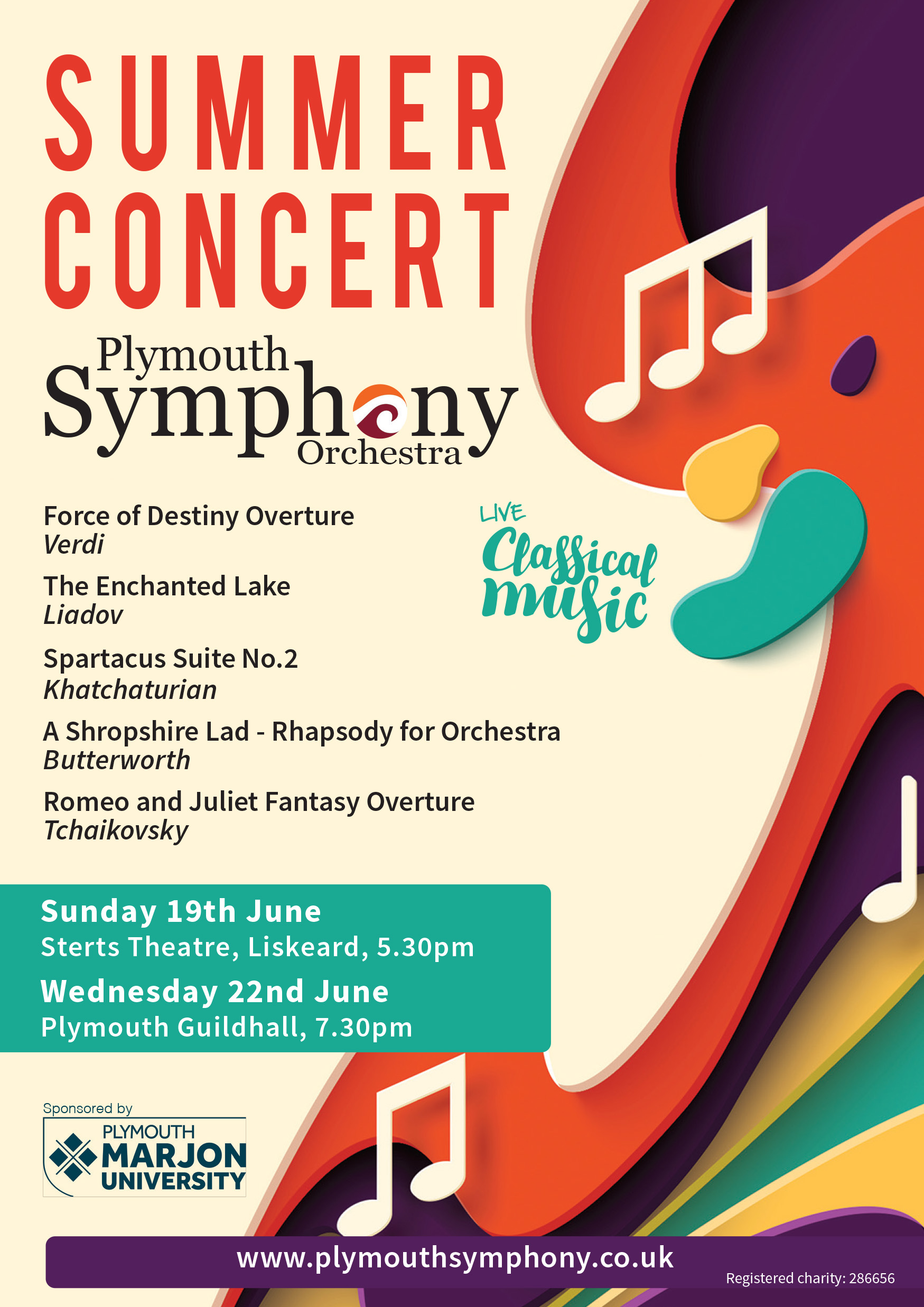 Plymouth Symphony Orchestra November concert 2021