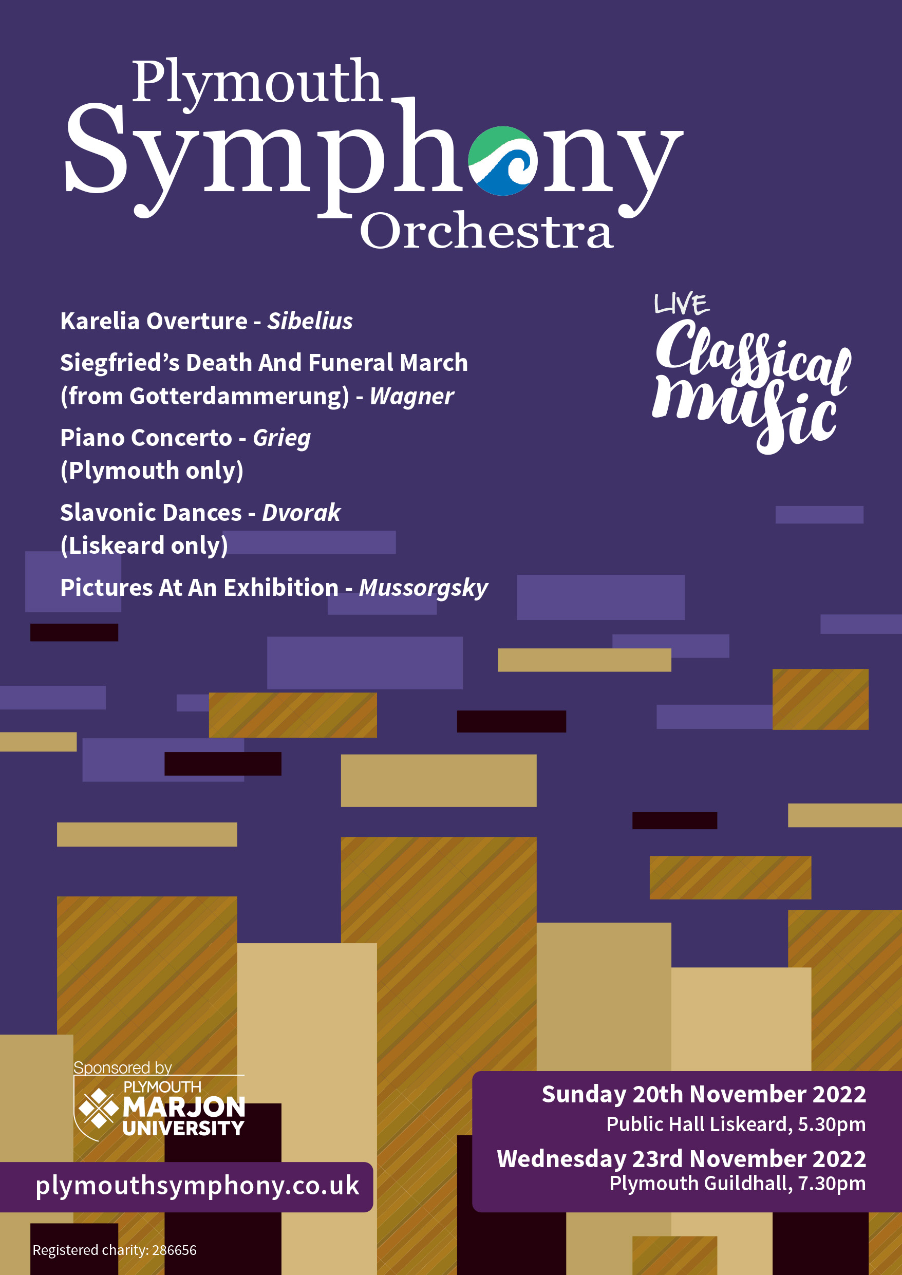 Plymouth Symphony Orchestra November concert 2021
