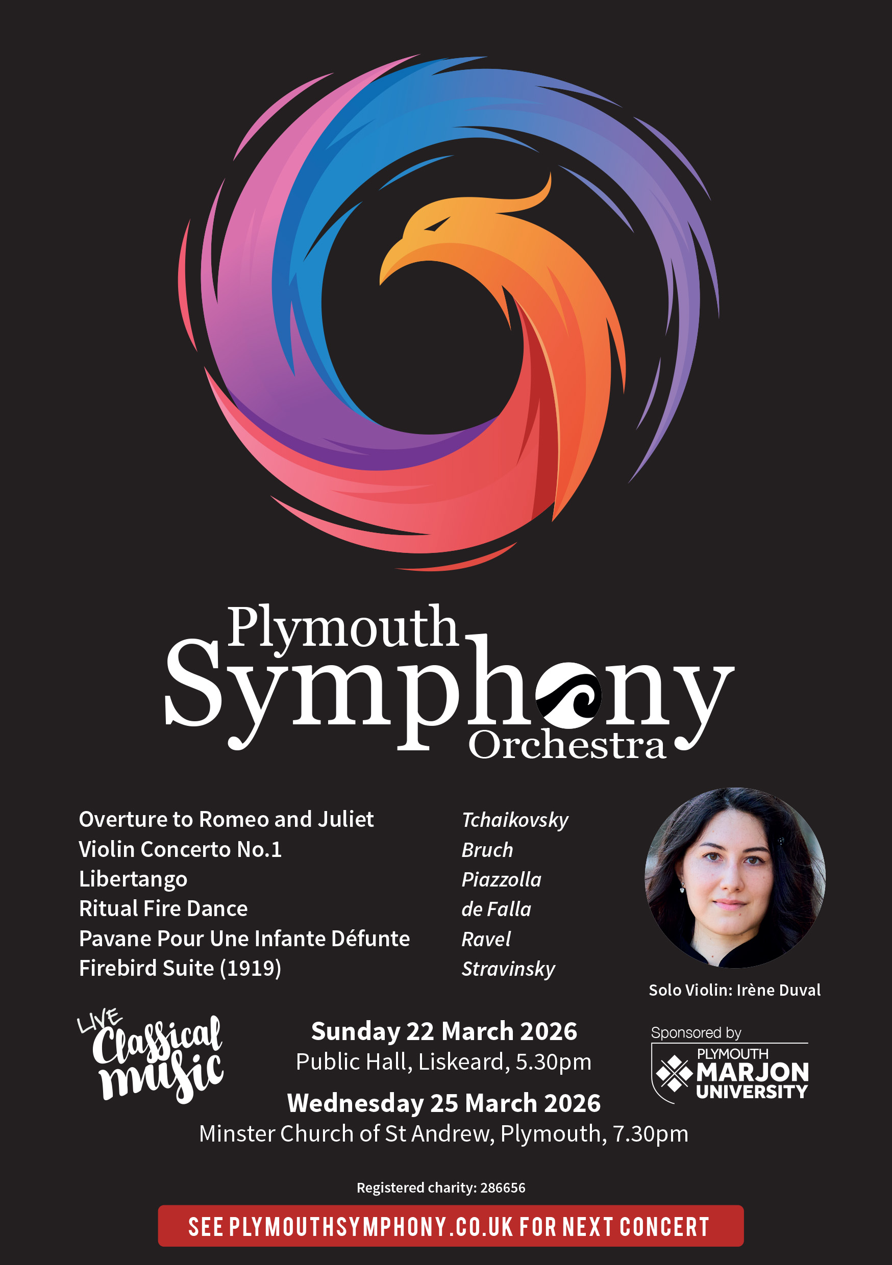 Maria Włoszczowska Polish Violinist Plymouth Symphony Orchestra